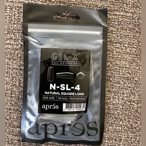 NATURAL SQUARE LONG REFILL(50 tips per bag) N-SL-4